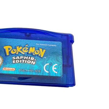 Pokemon Zaffiro Sapphire Saphir Game Boy Advance GBA PAL GER Batteria Nuova